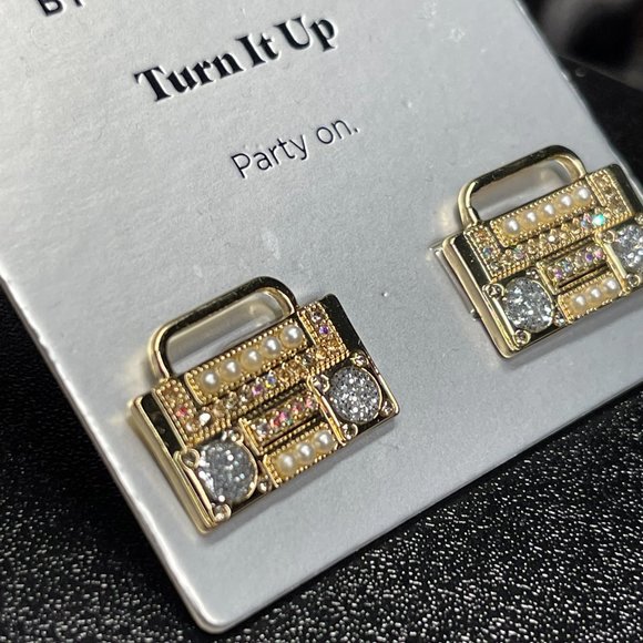 BAUBLEBAR SUGARFIX Boombox Stereo Earrings NEW - Picture 3 of 7